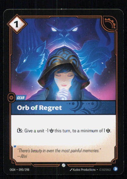 🎴 Orb of Regret 090/298 Common OGN Origins NM