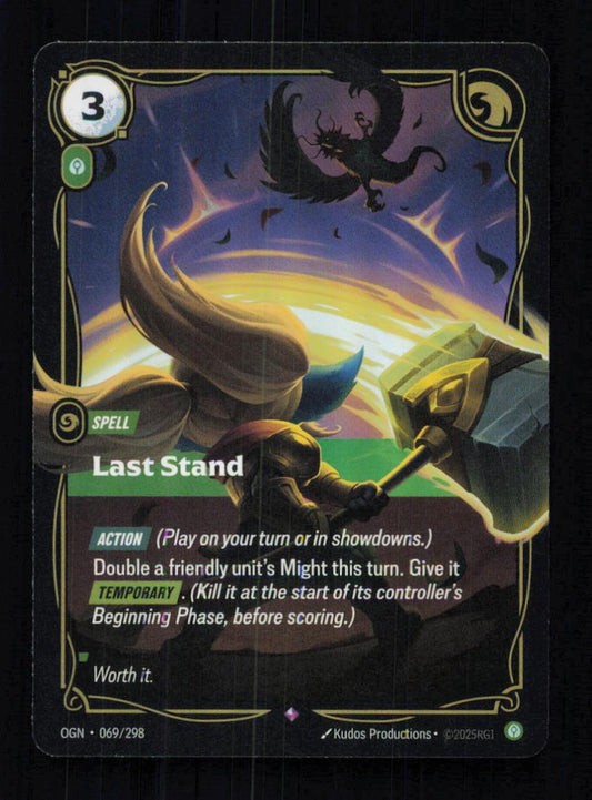 🎴 Last Stand 069/298 Rare Foil OGN Origins NM