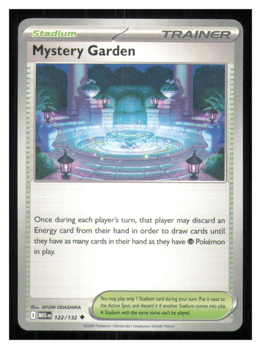 🎴 Mystery Garden 122/132 Uncommon Mega Evolution NM