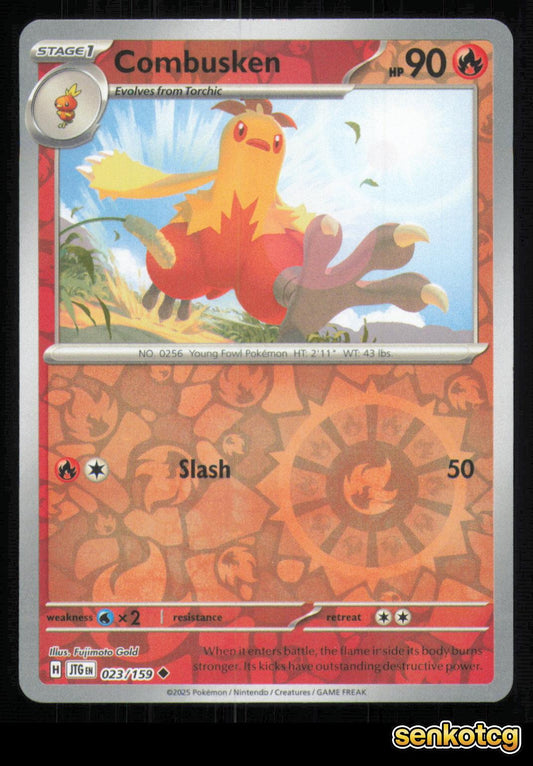 🎴 Combusken 023/159 Reverse Holo Journey Together NM 🎨 Gold