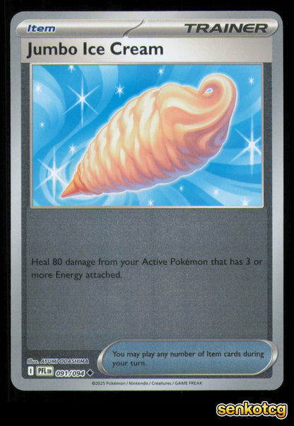 🎴 Jumbo Ice Cream 091/094 Reverse Holo Phantasmal Flames NM 🎨 ODASHIMA