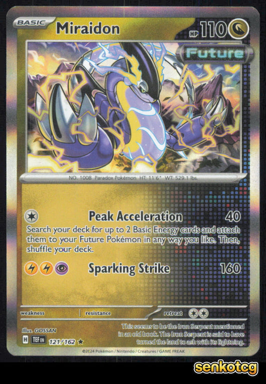 🎴 Miraidon 121/162 Rare Deck Exclusives NM