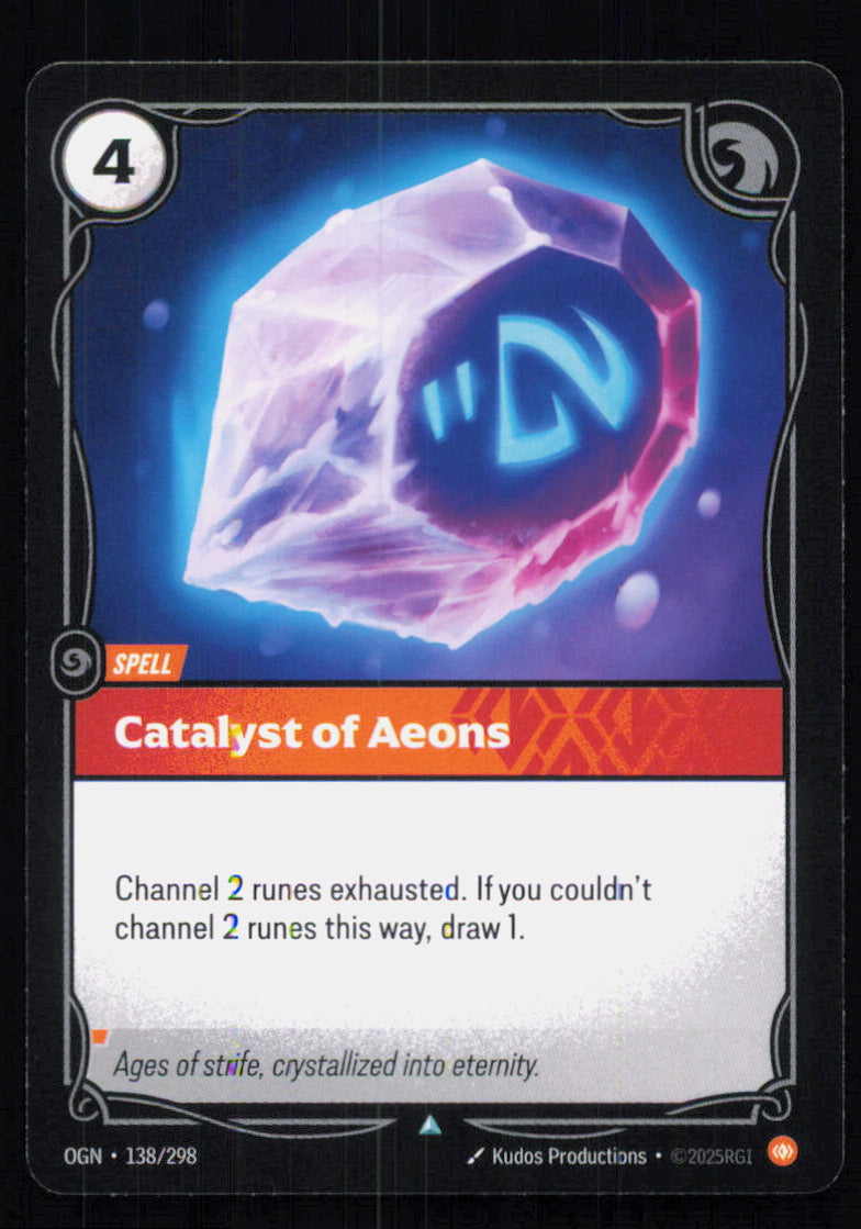 🎴 Catalyst of Aeons 138/298 Uncommon OGN Origins NM