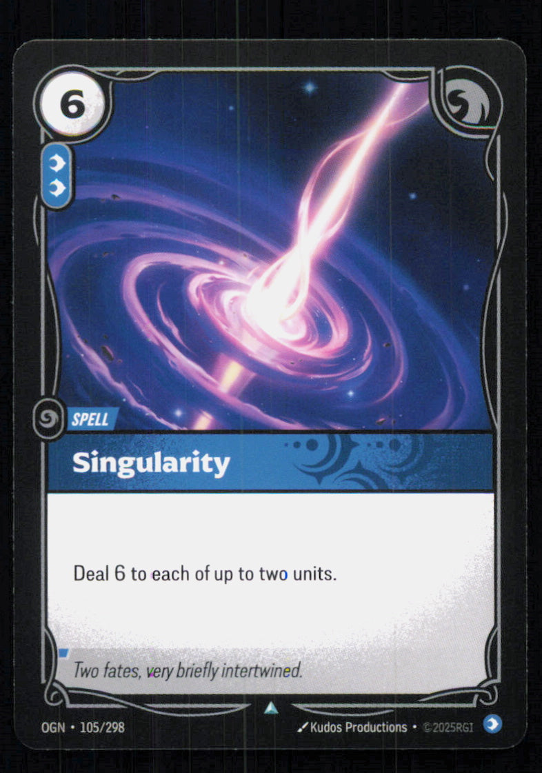 🎴 Singularity 105/298 Uncommon OGN Origins NM